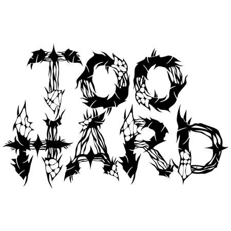 Modern slang.Colloquial expression.Common language.Decorative font style.Vector lettering illustration.のイラスト素材