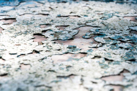 Metal surface with shabby paint. Grunge backgroundの写真素材