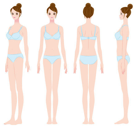 Woman of slim proportions  Orientalの写真素材