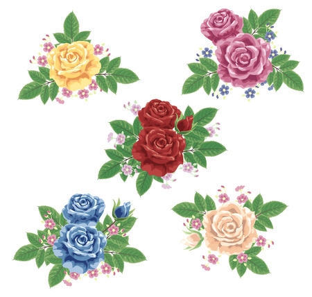Pattern of roses  Classic  Schickの写真素材