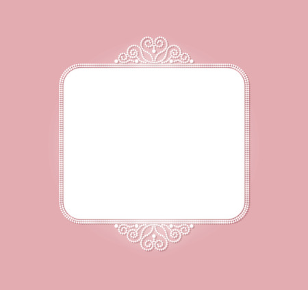 Pearl frameのイラスト素材