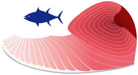 Tuna Fish vectorのイラスト素材