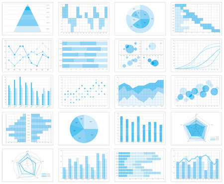Graph chartのイラスト素材