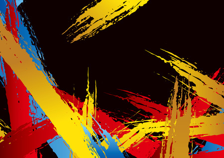 handwriting. line. Japanese style.のイラスト素材