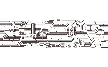 integrated circuitsのイラスト素材
