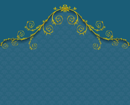 Classical vines framesのイラスト素材