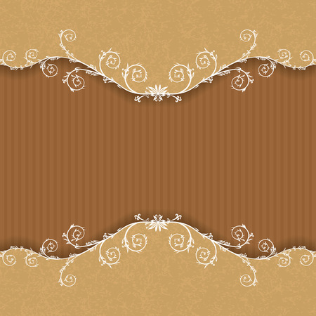 Classic vine pattern background materialのイラスト素材