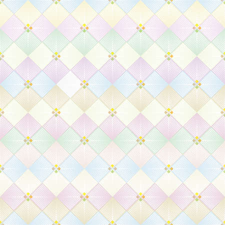 A rhombic pattern of young pine needles. Japanese traditional patternのイラスト素材