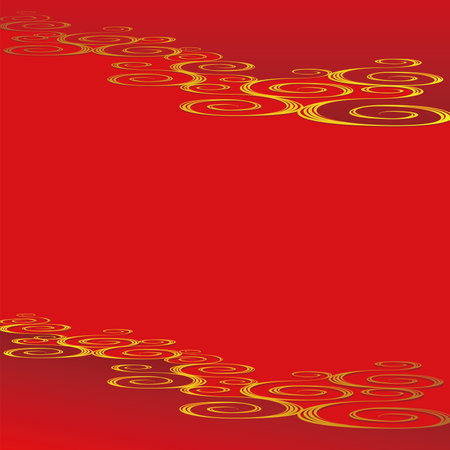Japanese style dark running water pattern illustrationのイラスト素材