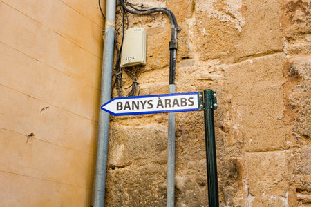 Street in old town in Palma, Mallorca, Spain