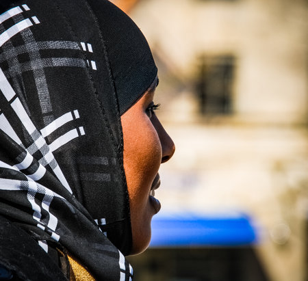 Young african womanのeditorial素材