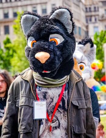 Some people dressed up for Cosplayのeditorial素材