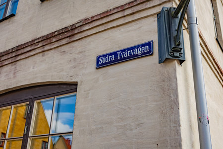Medieval and Hansa inspired living area Jakriborg in Hjarup, Swedenの写真素材