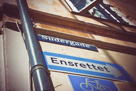 One way streetの写真素材