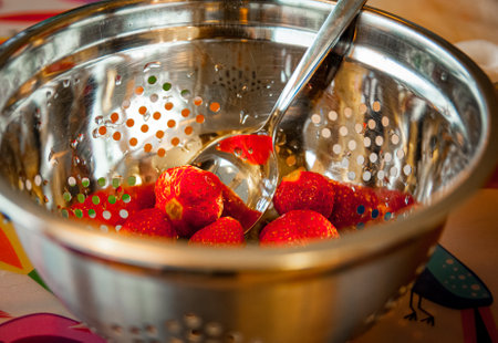 Some strawberries served at midsummers eve
