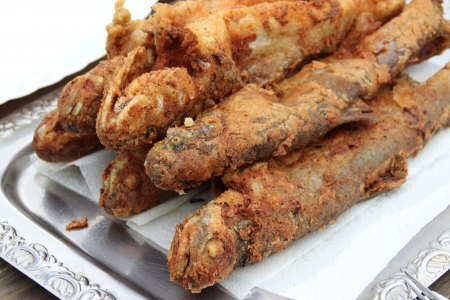 fried troutの写真素材