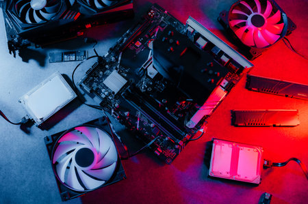 PC repair.PC spare parts. video card, motherboard, RAM, PC cooling system, hard drive, power supply...