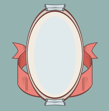 Vintage label Frame vectorのイラスト素材