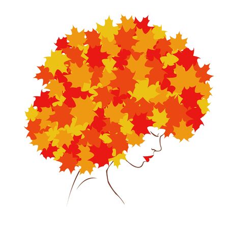 girl autumnのイラスト素材