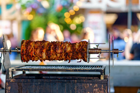 Horizontal Electric Kebab Meat Roasting Ovenの写真素材