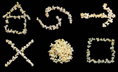 symbol computer internet icon button popcorn web8の写真素材