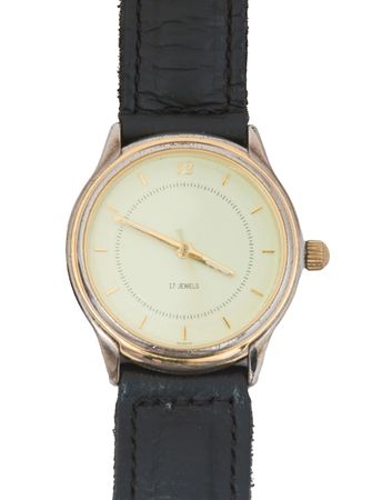 wrist-watch on a white backgroundの写真素材