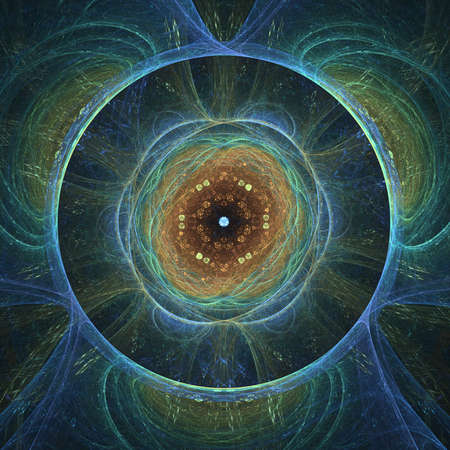 Colorful glowing abstract lines for your backgroundの写真素材