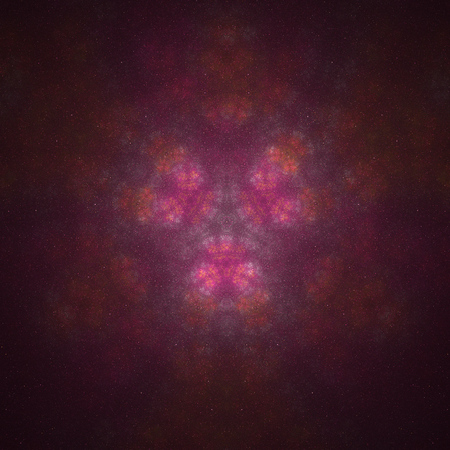 Abstract glowing haze made of fractal texturesの写真素材