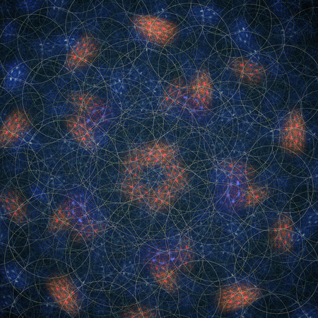 Colorful glowing abstract pattern, fractal for background