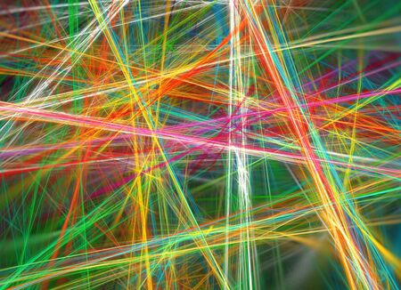 Colorful glowing abstract lines for your background