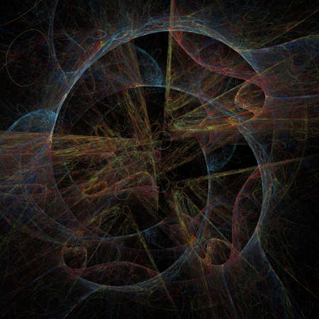 Colorful glowing abstract lines for your background