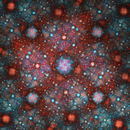 Colorful glowing abstract pattern, fractal for background