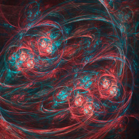 abstract fractal design that works great as a background or backdrop.の写真素材