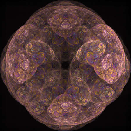 abstract fractal design that works great as a background or backdrop.の写真素材