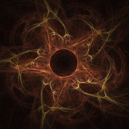 abstract fractal design that works great as a background or backdrop.の写真素材