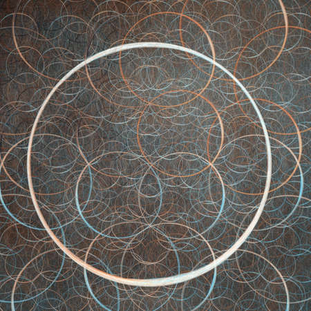 Colorful glowing abstract pattern, fractal for backgroundの写真素材