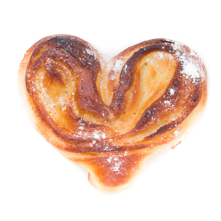 Fresh baked cookies isolated on a white backgroundの写真素材