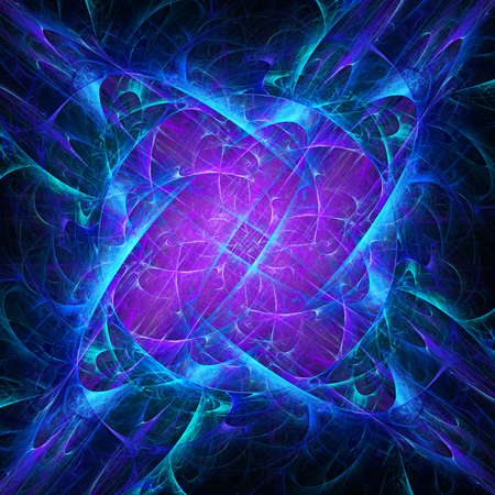 abstract colored neon backgroundの写真素材