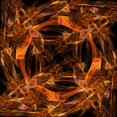 abstract fiery star backgroundの写真素材