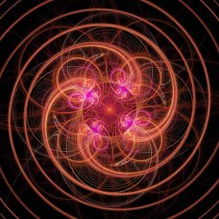 abstract colored neon backgroundの写真素材