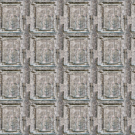 Cracking and peeling paint on a wall. Wood seamless texture.の写真素材