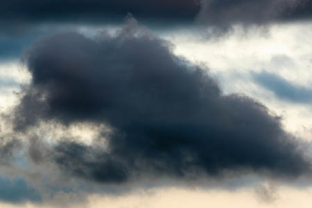 Sky with thunderclouds, rain cloudsの写真素材