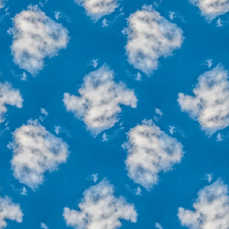 Abstract celestial blue seamless pattern. Skiey background.の写真素材
