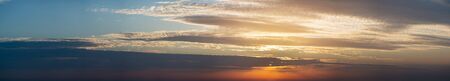 Fantastic clouds at sunriseの写真素材
