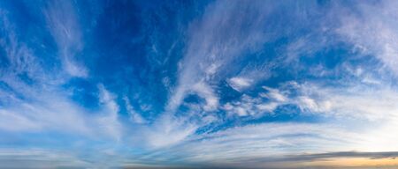 Fantastic clouds at sunriseの写真素材