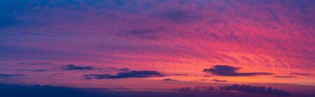 Fantastic dark blue thunderclouds at sunrise, natural compositionの写真素材