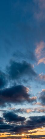 Fantastic soft clouds at sunrise, natural compositionの写真素材