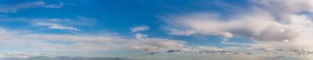 Fantastic soft clouds against blue sky, natural compositionの写真素材
