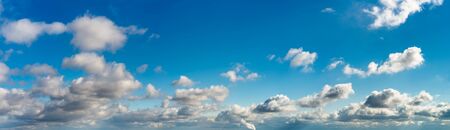 Fantastic soft clouds against blue sky, natural compositionの写真素材