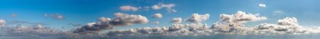 Fantastic soft clouds against blue sky, natural compositionの写真素材